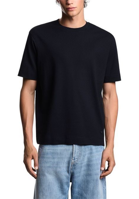 T-shirt in jersey jacquard ASV EMPORIO ARMANI | T-shirt | EM003011 AF10762FB297